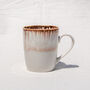White U Shaped Handmade Porcelain Mug, thumbnail 2 of 11