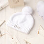 Toffee Moon White Star Personalised Baby Cardigan, thumbnail 10 of 12