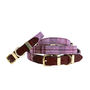 Shetland Wool Leather Dog Collar, thumbnail 1 of 5