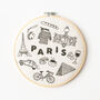 Paris X Maptote Embroidery Hoop Kit, thumbnail 3 of 5