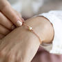 Single Swarovski Pearl Beaded Bracelet, thumbnail 5 of 12