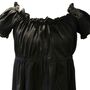 Ladies Black Cotton Nightdress 'Darcy', thumbnail 9 of 9