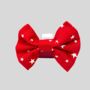 Red And White Star Dog Bow Tie, thumbnail 1 of 4
