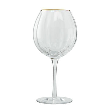 Pair Of Gold Rimmed Gin Glasses, 3 of 6