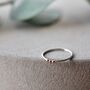 Rose Gold And Silver Stacking Ring, thumbnail 3 of 4