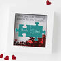 Personalised 3D Couples Puzzle Box Frame, thumbnail 4 of 5