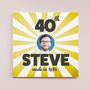 Personalised 40th Birthday Photo Gift Book, thumbnail 1 of 6