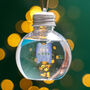 Personalised Christmas Jumper Gin Bauble, thumbnail 2 of 3
