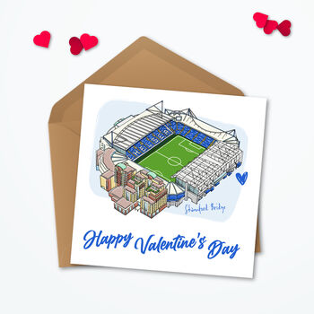 Valentines Chelsea Personalised Card, 3 of 5