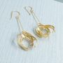 Sterling Silver Gaia Earrings, thumbnail 3 of 5