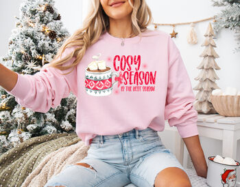 Cosy Season Festive Christmas Jumper For Women, 4 of 8