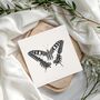 Old World Swallowtail Butterfly Greeting Card, thumbnail 6 of 6
