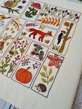 Autumn Splendour Hand Embroidery Kit, 3 of 12