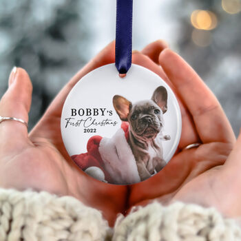 Puppy Dog's First Christmas Photo Tree Decoration, 5 of 10