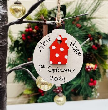 New Home 1st Christmas Tree Bauble 2024, 4 of 5