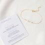 Fertility Bracelet – Dainty Chain Handmade Natural Crystal Jewellery For Fertility, Ivf, Pregnancy, thumbnail 3 of 6