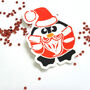 Santa Penguin Enamel Christmas Pin, thumbnail 6 of 11