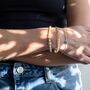 Niko Sterling Silver Pearl Bracelet, thumbnail 2 of 4