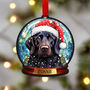 Flat Coated Retriever Dog Tree Decoration, thumbnail 1 of 2