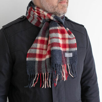 Merino Lambswool Check Scarf Collection, 11 of 12