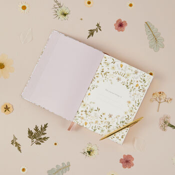 Five Year Mum Journal – Wildflower Motherhood Memory Book, 4 of 9