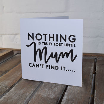 Personalised 'Nothing Is Truly Lost' Mum Card, 2 of 5