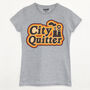 City Quitter Women's Slogan T Shirt, thumbnail 8 of 9