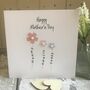 Personalised Mothers Day Flower Card, thumbnail 1 of 7