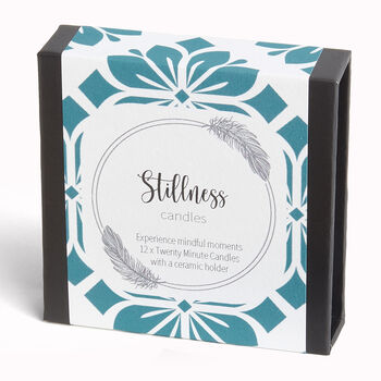 Stillness Twenty Minute Candle Gift Set, 2 of 12