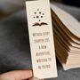 Engraved Bookmark Gift For Book Lovers And Teachers, thumbnail 1 of 4