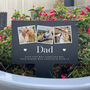 Personalised Large Photo Memorial Slate Plant Marker, thumbnail 3 of 7