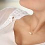 Personalised Tri Teardrop Gold, Silver, Rose Gold Necklace, thumbnail 1 of 10