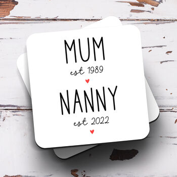 Personalised Mug 'Nanny Established', 2 of 2