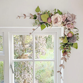 Customised Artificial And Dried Flower Garland, 3 of 9