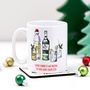 'Good Tonics We Bring' Gin Christmas Mug, thumbnail 1 of 2