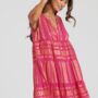 Aztec Sleeveless Summer Dress, thumbnail 1 of 5