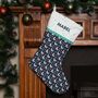 Personalised Christmas Stocking 'Festive Llamas', thumbnail 1 of 2