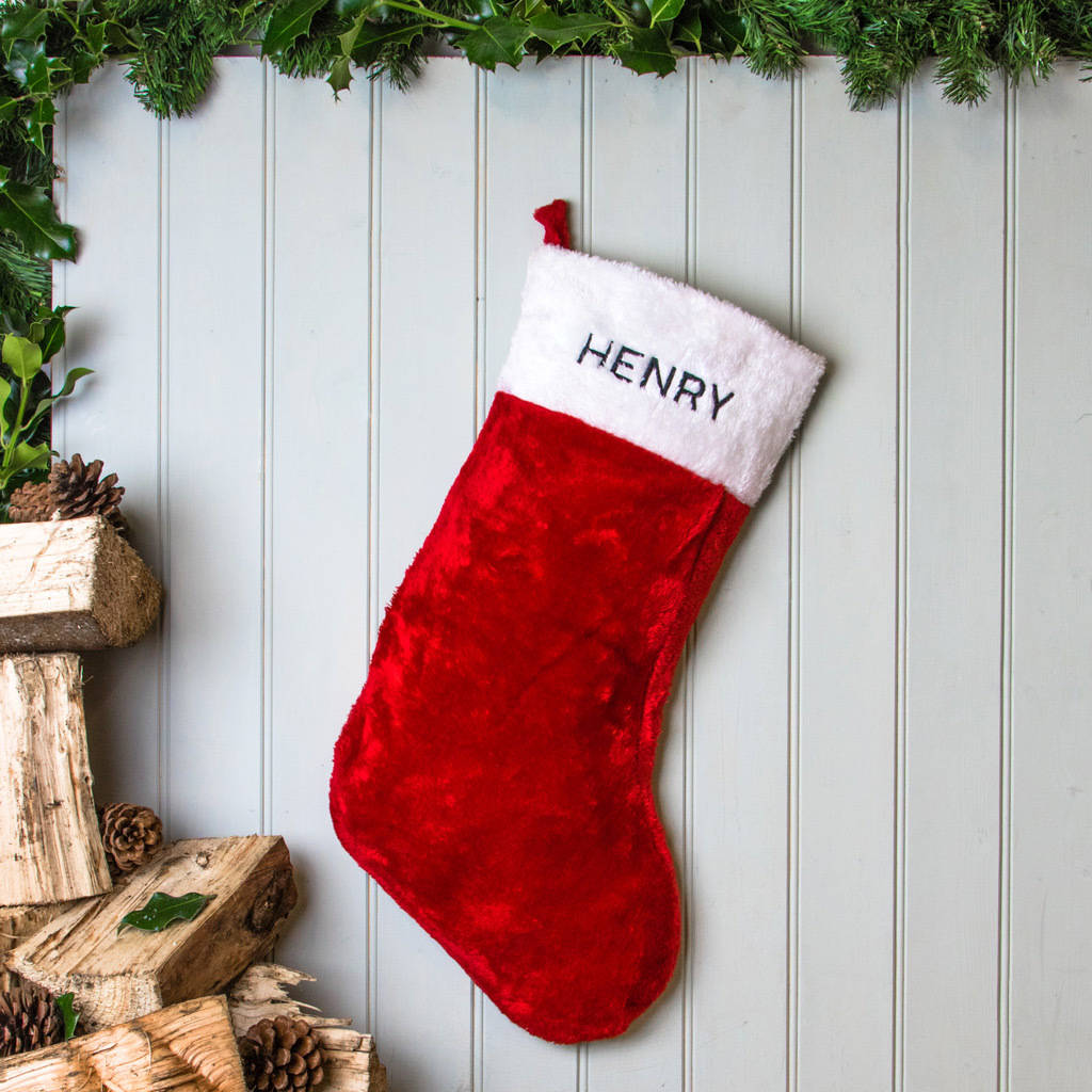 Personalised Christmas Stocking By Able Labels | notonthehighstreet.com