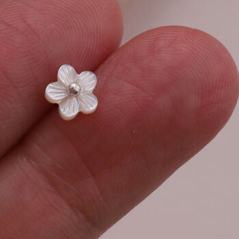 Terrarium Bottle 'Bridesmaid Flower Girl' Earrings, 2 of 5