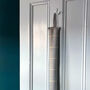 Custom Length Window Door Draught Excluder Grey Check, thumbnail 4 of 6