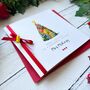 Thank You Teacher/Teaching Assistant, Handmade Christmas Card Pencil Design, thumbnail 2 of 3