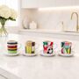 Coloured On Trend Porcelain Espresso Cup And Saucer, thumbnail 1 of 11