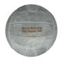 Personalised Engraved Hand Sewn Suede Leather Football Ball Size Five, thumbnail 3 of 12