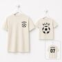 Personalised First World Cup Daddy And Me Matching Set Football, thumbnail 1 of 5