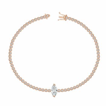 Marquise Diamond Tennis Bracelet, 3 of 3