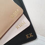 Personalised Leather Tan Pouch Bag, thumbnail 5 of 8