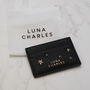 Tala Star Studded Card Holder Black And Gold, thumbnail 1 of 9