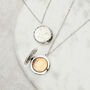 18th Or 21st Birthday One Pence Floral Locket Necklace, thumbnail 6 of 10