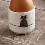 Sitting Cat Egg Cup, thumbnail 2 of 4