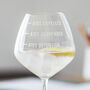 Personalised Home Schooling Measures Gin Glass, thumbnail 2 of 3